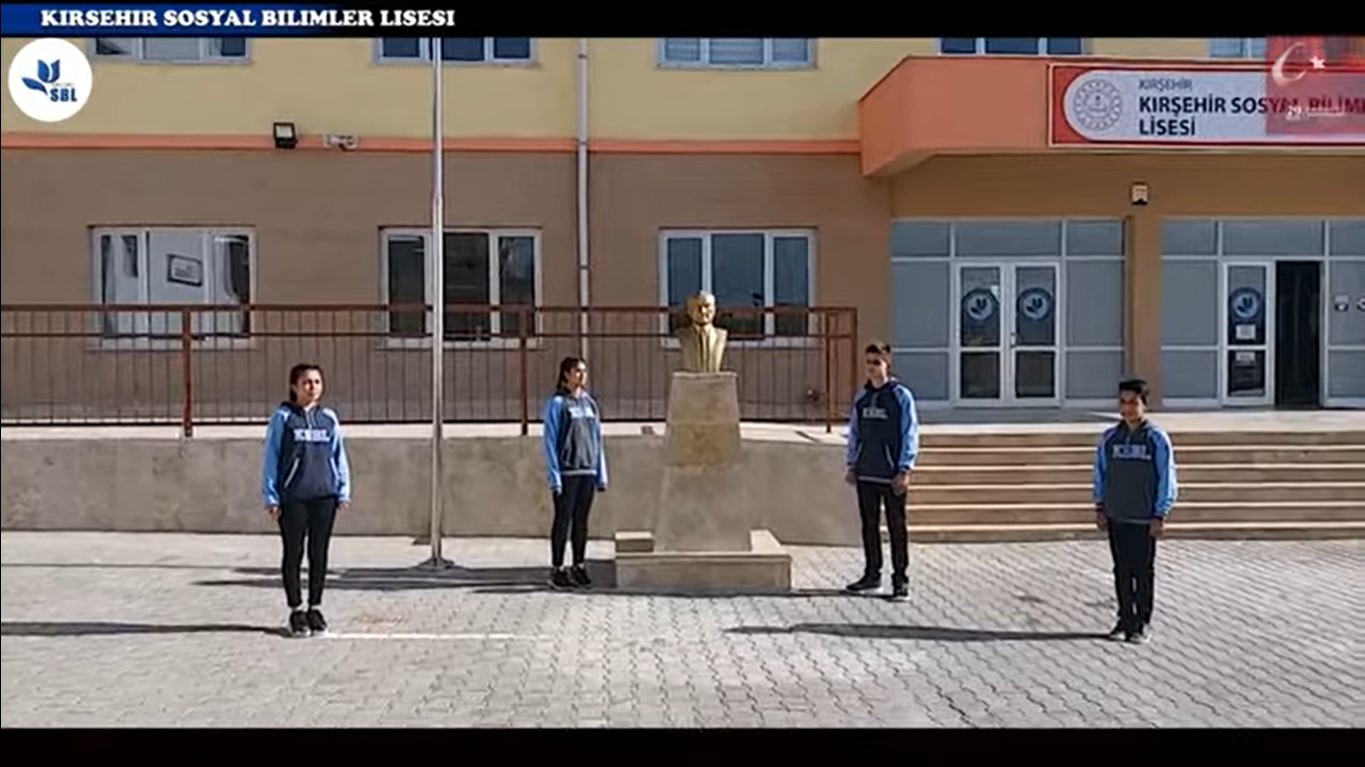 Kırşehir sosyal bilimler lisesinden anlamlı 29 ekim filmi