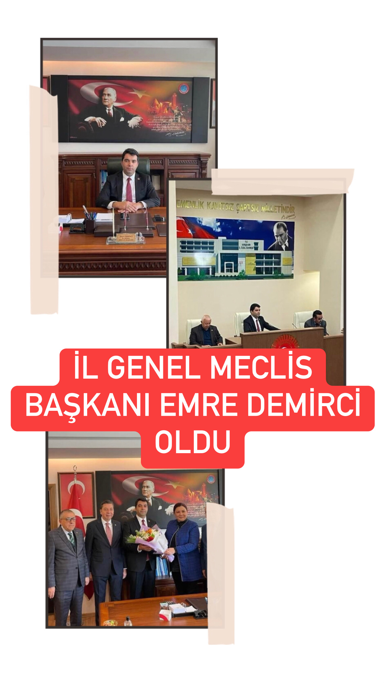 Yeni İl Başkanı Emre DEMİRCİ Oldu