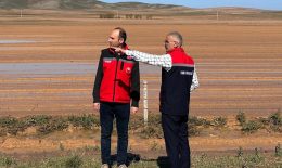 Tarım İl Müdürü Bülent Zafer Taş İncelemelerde Bulundu.